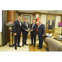 Visit paid by the representatives of Izmir Chambers and Exchanges to Ankara